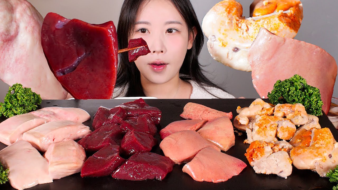 간만에 간(애) 특집🫀✨ 홍어애, 노랑가오리애, 아귀간, 소간 먹방 liver special  [eating show] mukbang korean food