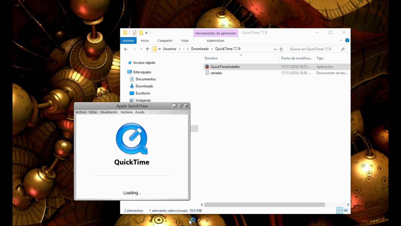 Descargar QuickTime 7 PRO Espa&ntilde;ol