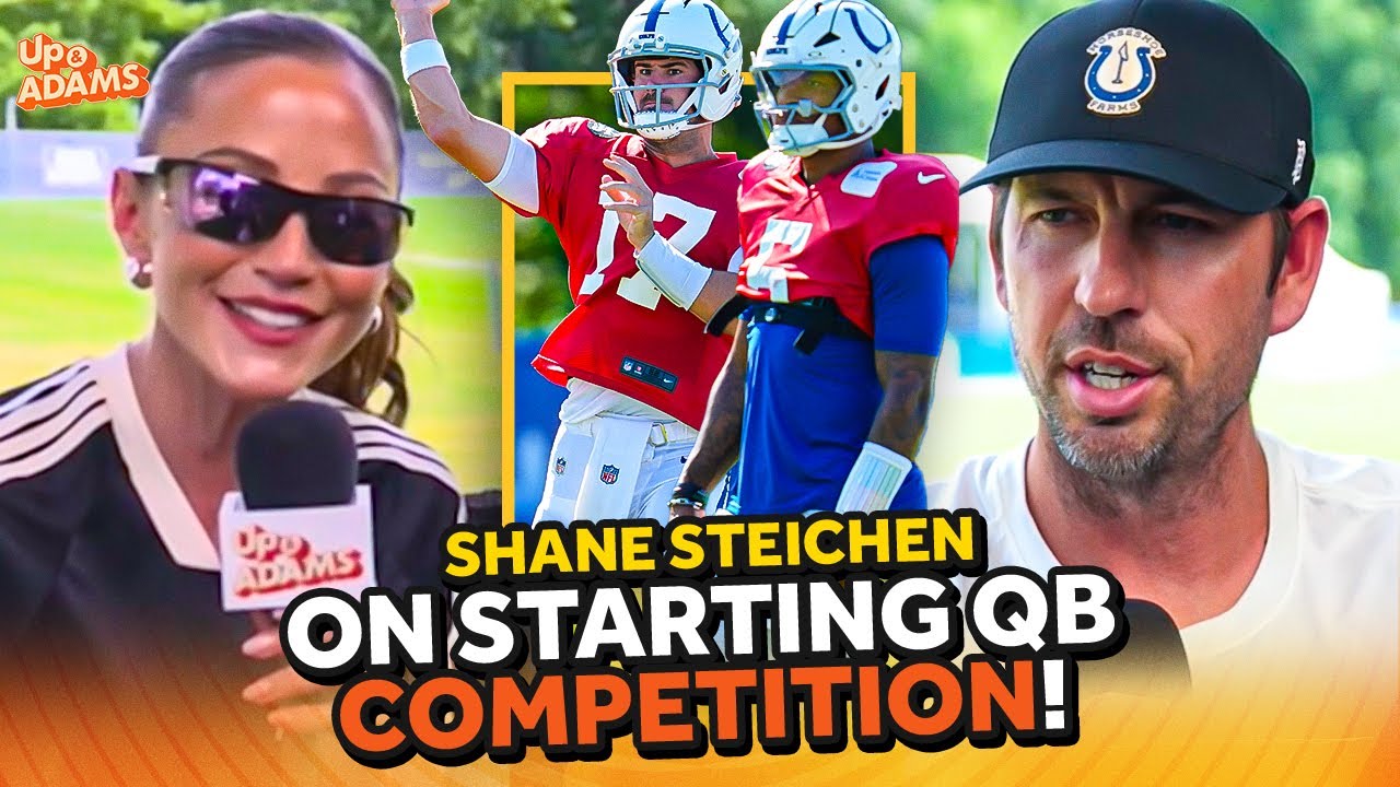 Colts Coach Shane Steichen on Daniel Jones vs Anthony Richardson, Compares Tyler Warren to Gates!