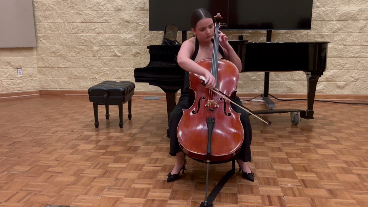 Coral Glades High School, Amanda Farina- Bach Cello Suite No. 2, Gigue.