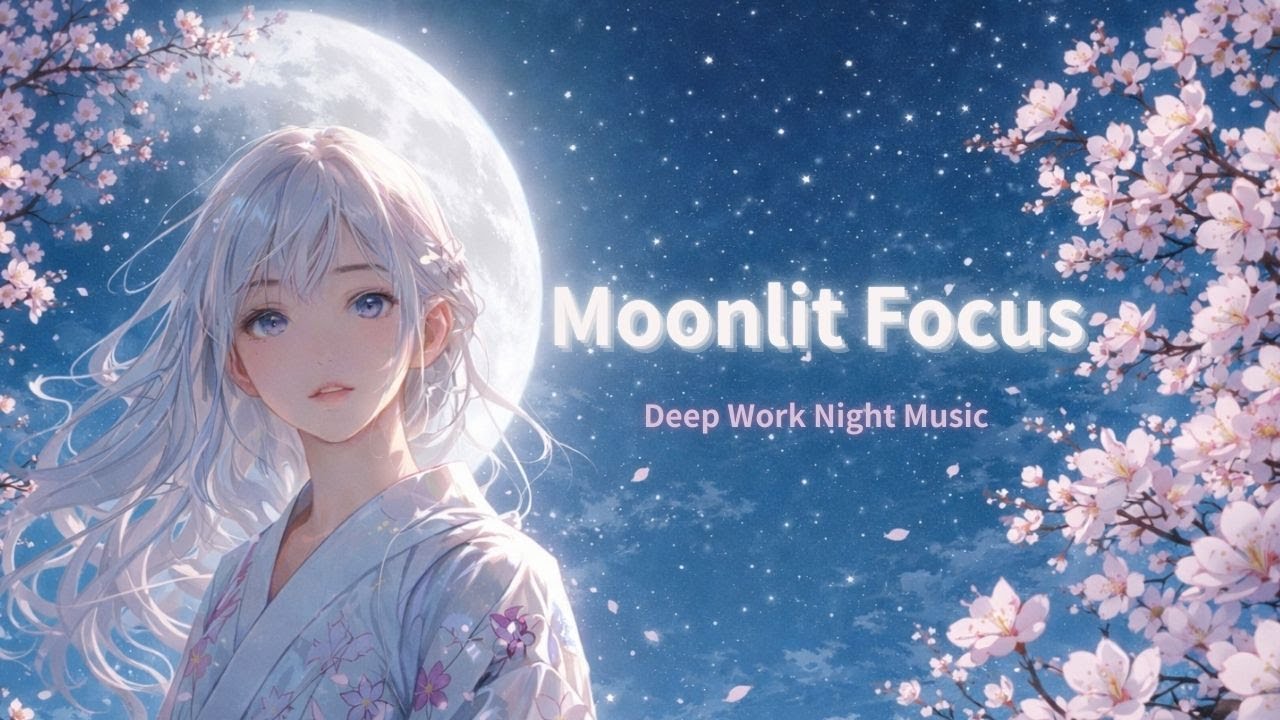 Moonlit Focus – Calm Night Music for Deep Work | NightFocus #9