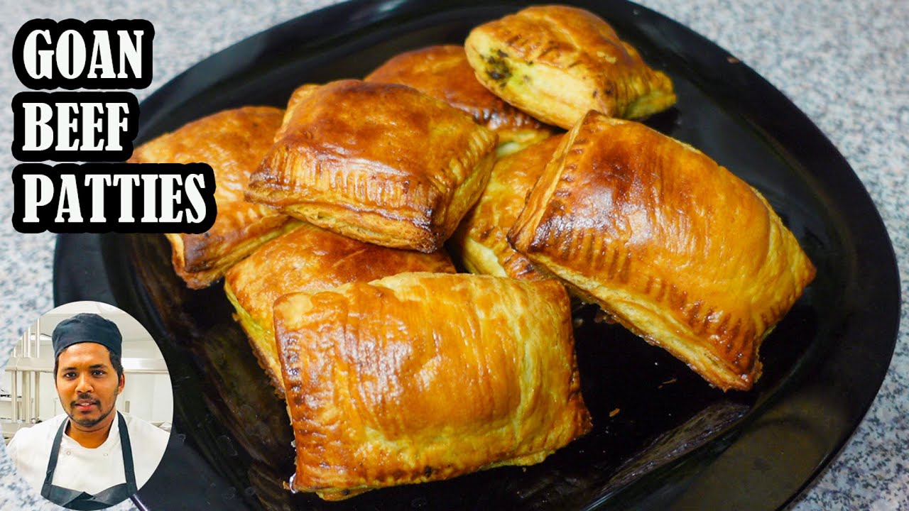 Goan Beef Patties | Goan Beef Puffs | Easy Goan Snacks Recipe | Beef Puff Pastry | Ivon's Kitchen