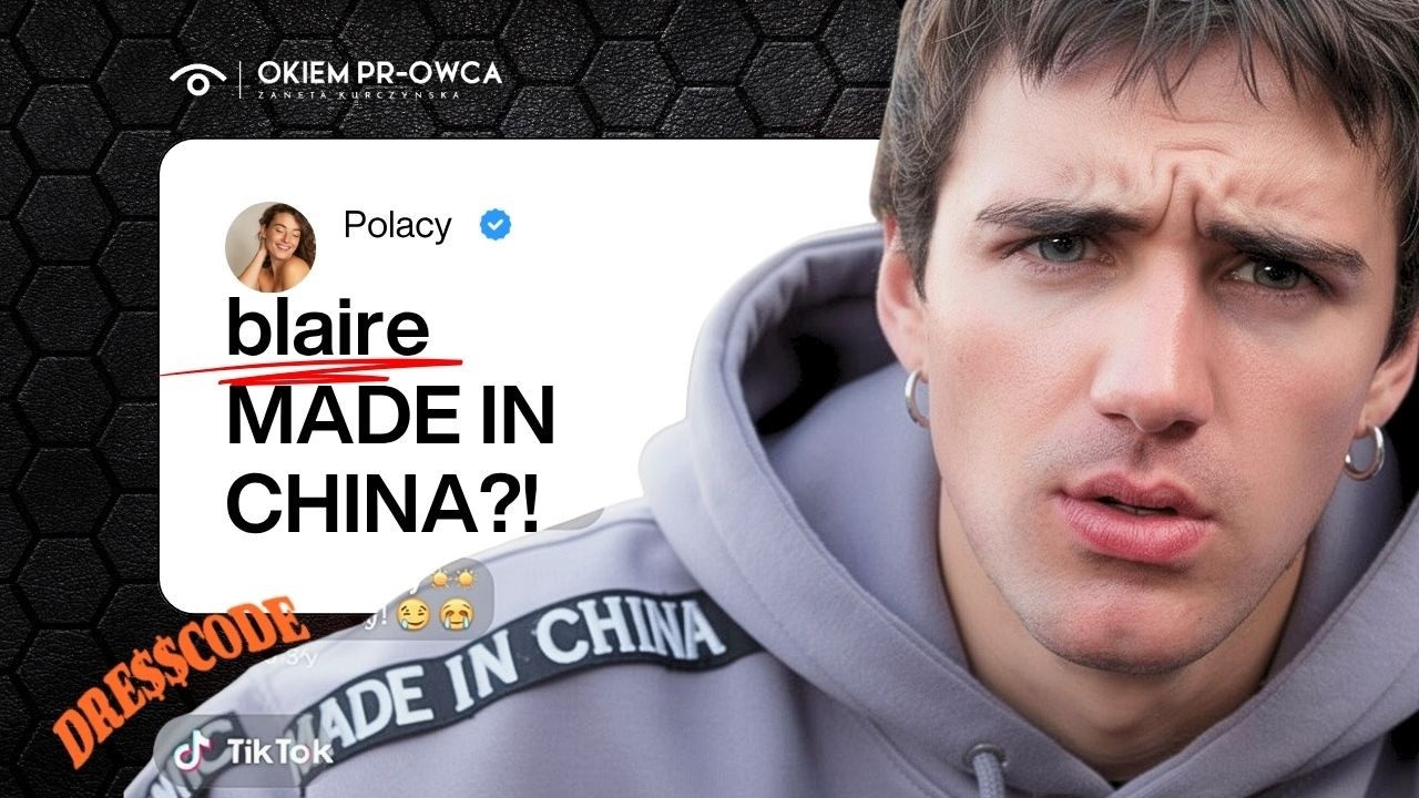KRYZYS INFLUENCERA Z DRE$$CODE: BLUZY &bdquo;MADE IN CHINA&rdquo; ZNISZCZYŁY JEGO MARKĘ? |*OKIEM PR-OWCA*