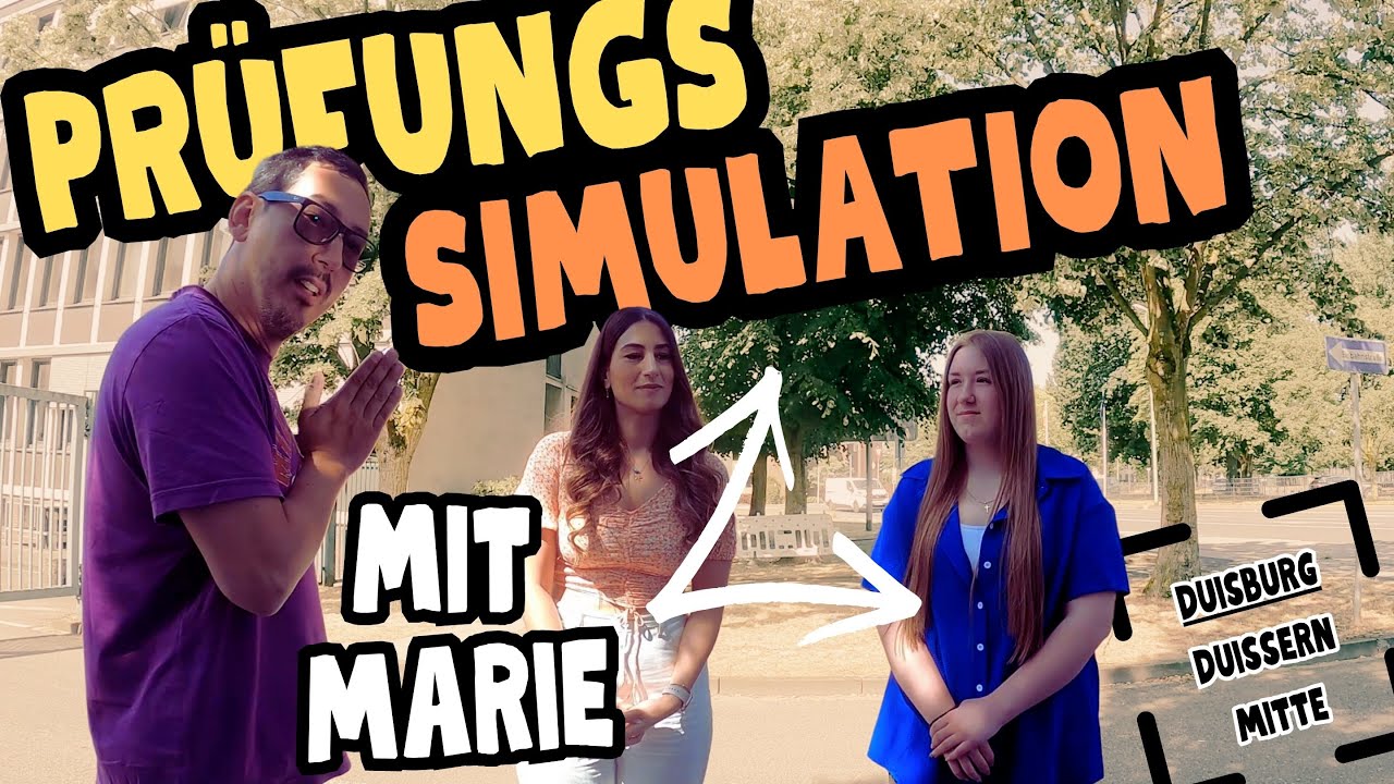Prüfungssimulation, Prüfungsvorbereitung mit Marie, Duisburg Mitte #fahrschule