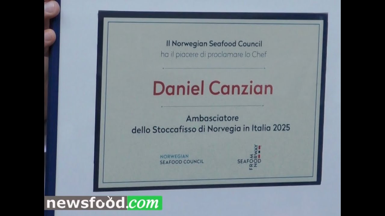 Daniel Canzian, Ambasciatore Stoccafisso di Norvegia IGP 2025