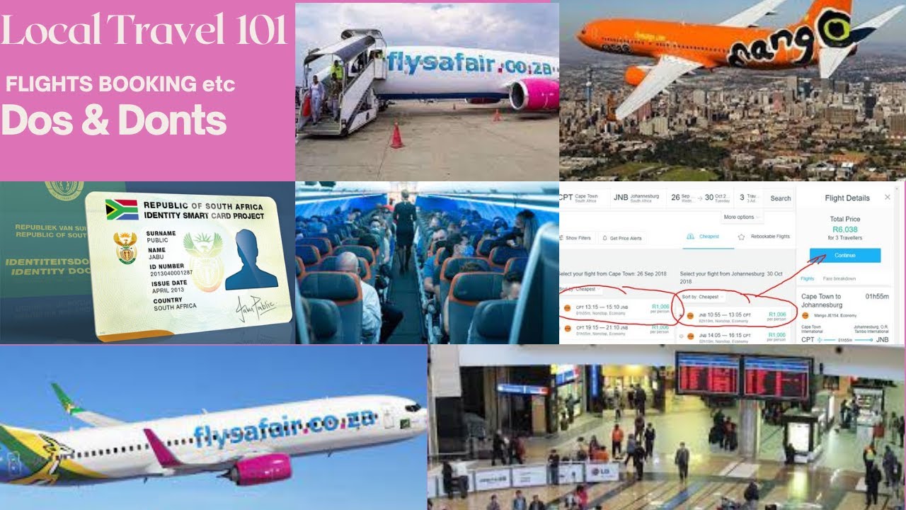 How to book a flight, Airport dos and don'ts: Local Travel 101