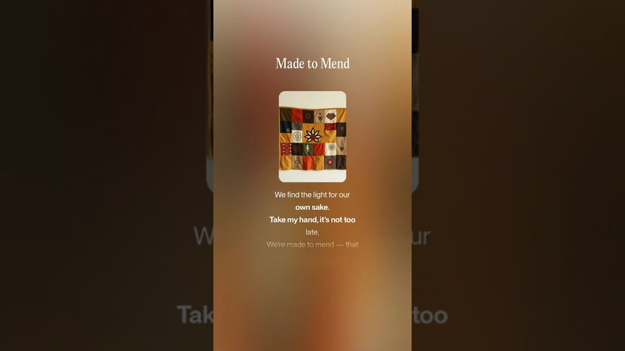 Made to Mend (Lyrics) #lyricvideo #musicvideo #newsong #songlyrics #popmusic #music #songaify