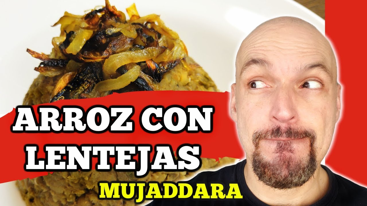 🔥 Como Hacer ARROZ CON LENTEJAS ÁRABE😋 | MUJADARA en Solo 5 Pasos