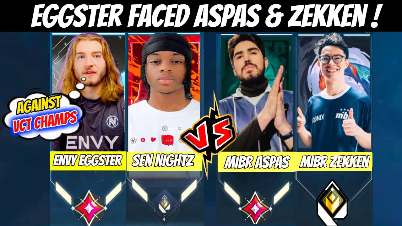 MiBR Aspas & NEW MiBR Zekken Duo & Randomely Faced ENVY Eggsterr & SEN Nightz Before Kickoff Game