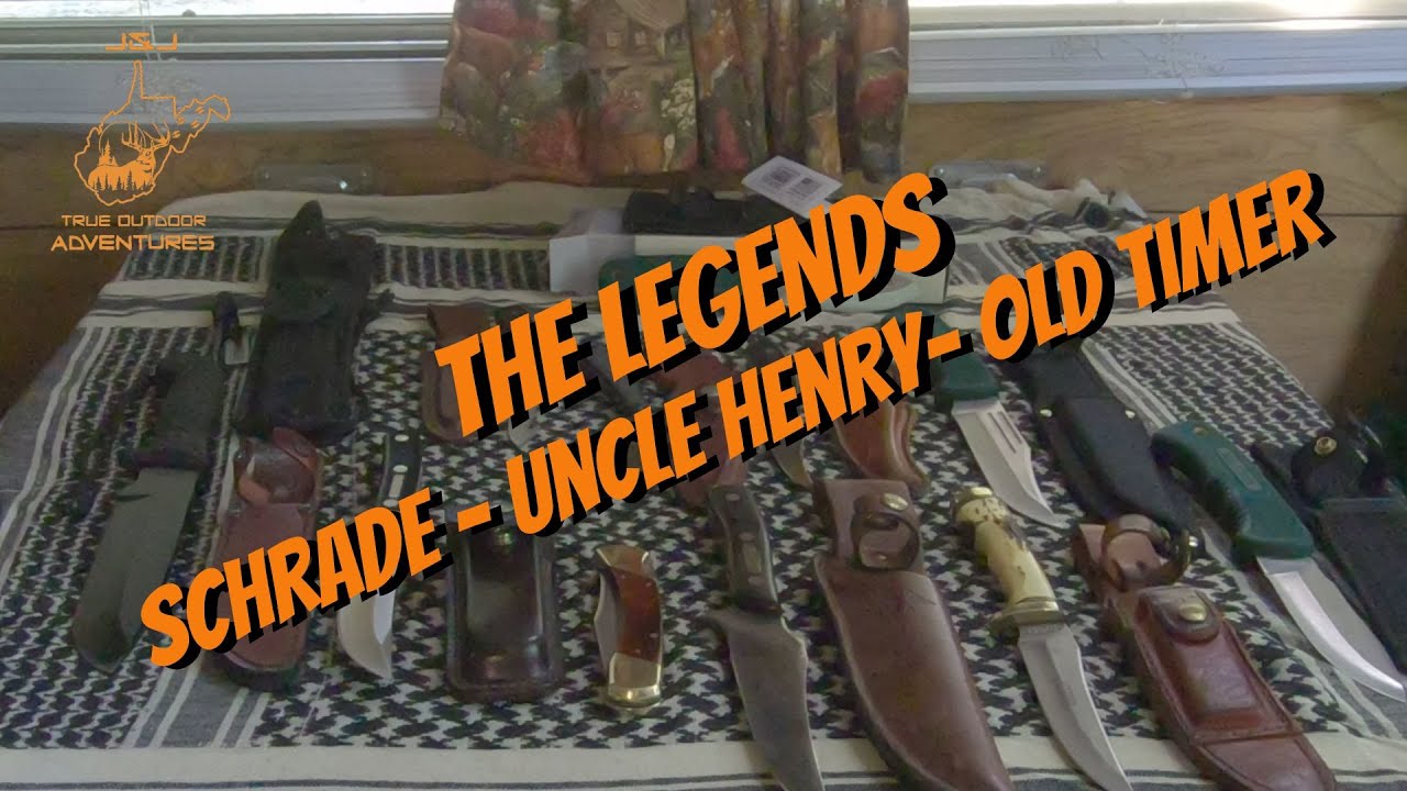 THE LEGENDS - Schrade - Uncle Henry - Old Timer - Hunting Knives