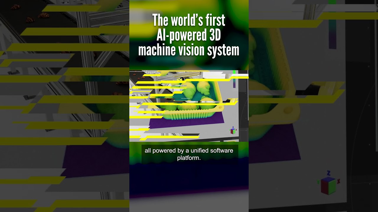 #AI powered 3D inspection system for factory #automation | In-Sight L38 from Cognex