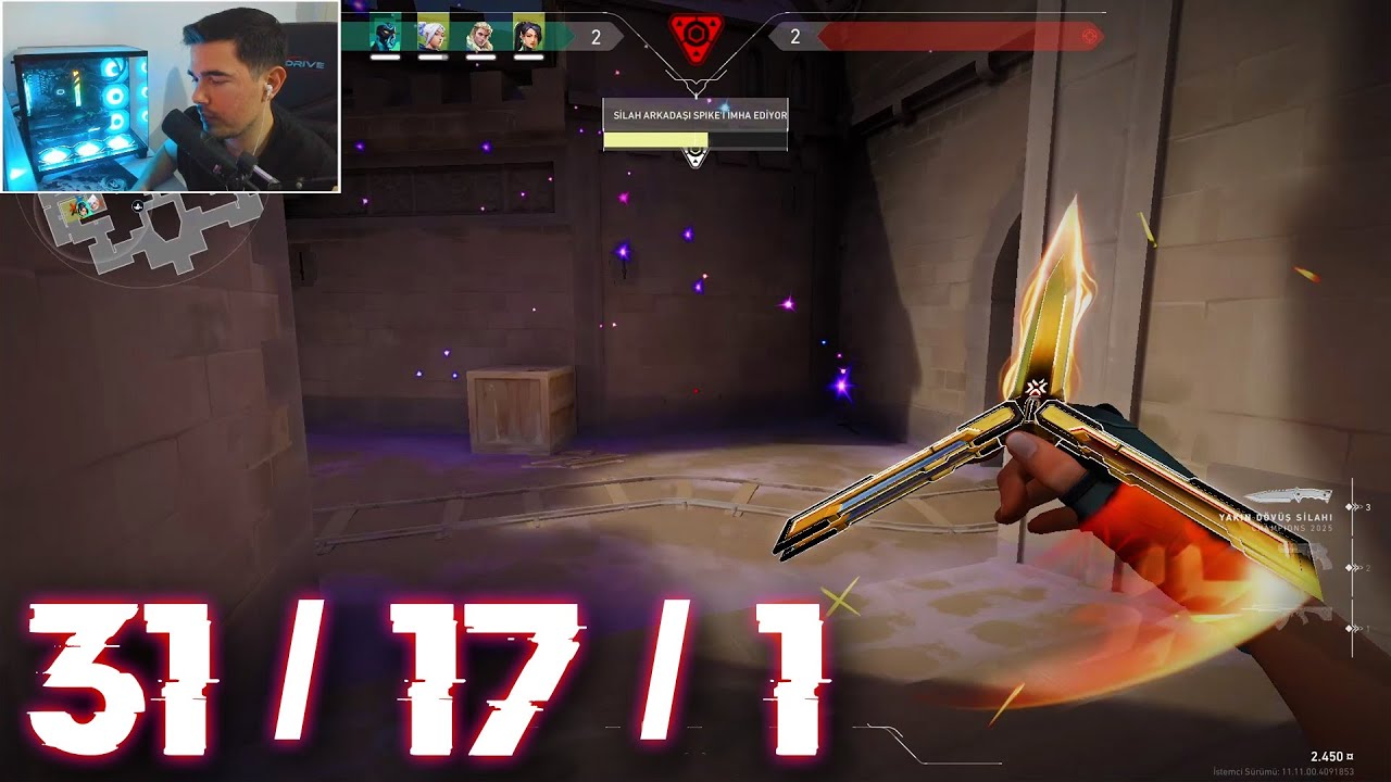 31 Kill 8 entry ile diamond elo çukuruna geri döndük - VALORANT