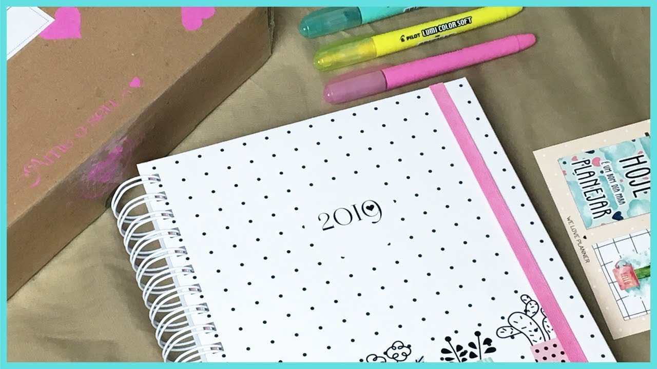 UNBOXING // PLANNER 2019 da WE LOVE PLANNER