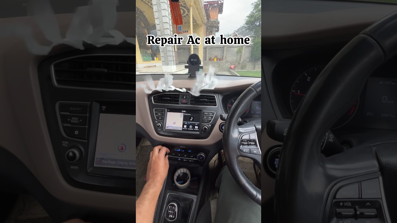 Repair car ac at home