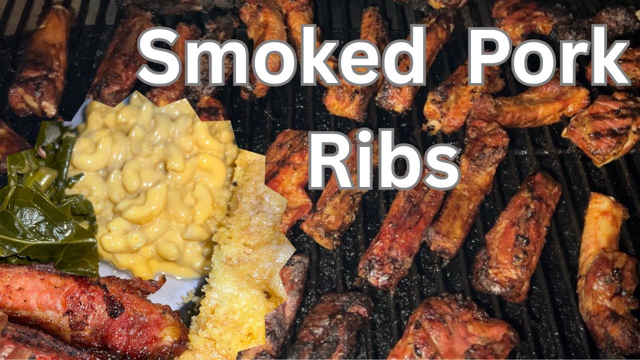 SMOKED PORK RIBS ON THE PELLET GRILL ~ RV DINNER RECIPE (OFF-GRID STYLE) ~ SUNDAY DINNER 