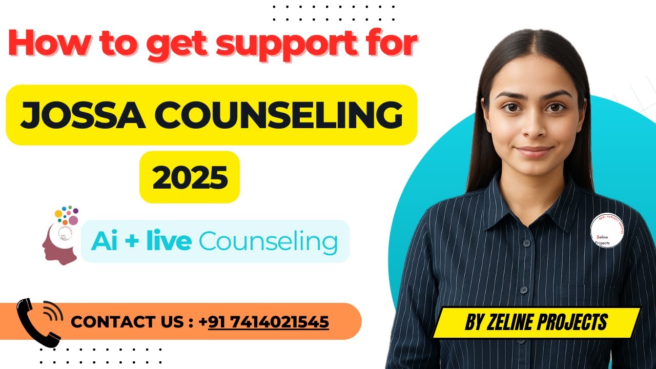 Jossa Counseling : How to contact counselors for JOSSA