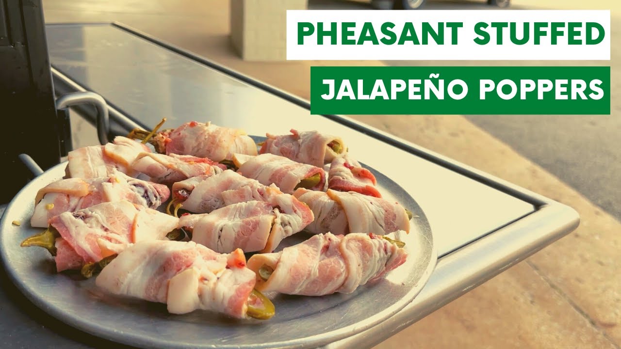 Easy Bacon Wrapped Pheasant Jalapeño Poppers