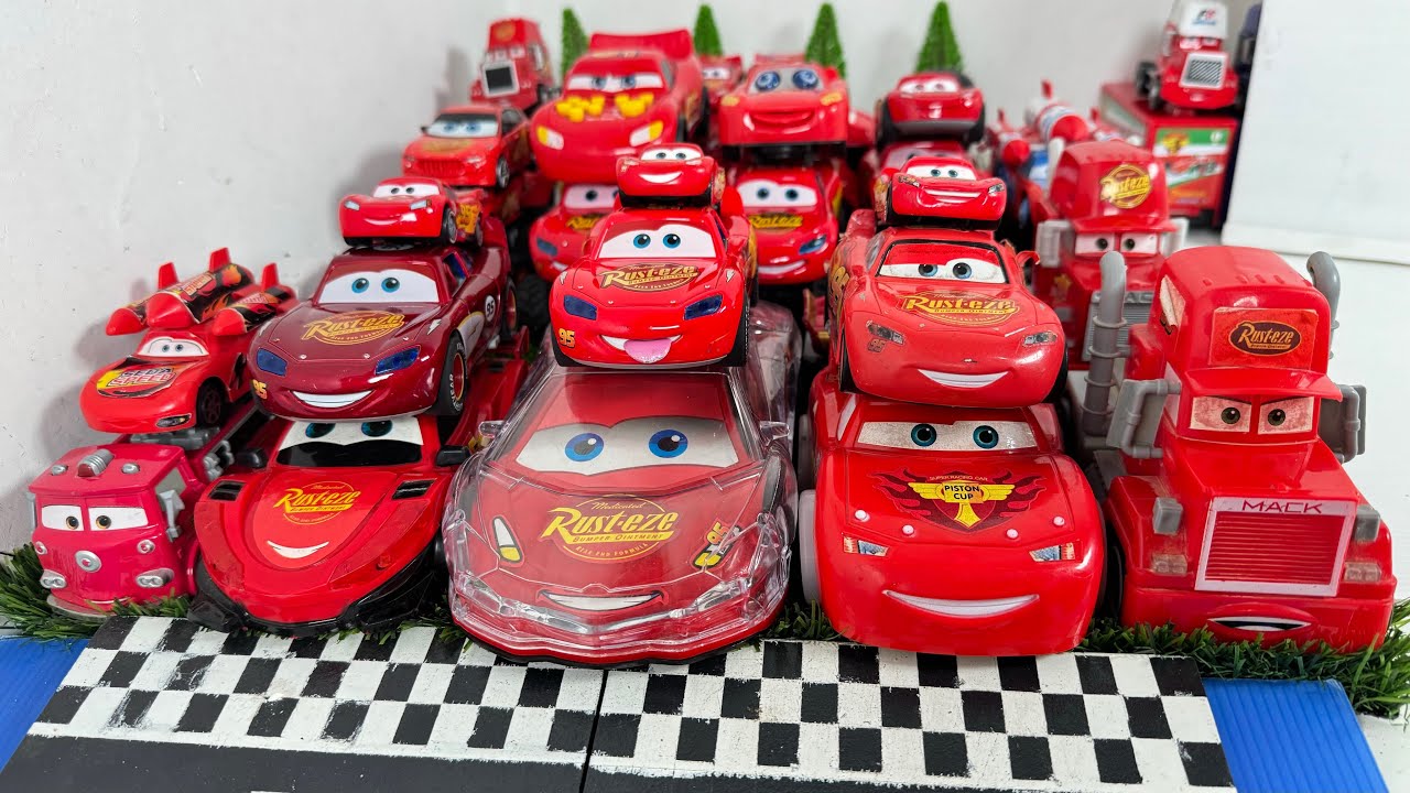 Disney Pixar Cars Unboxing Review | Full Lightning McQueen, Tow Mater, Doc Hudson, Sally, Mack