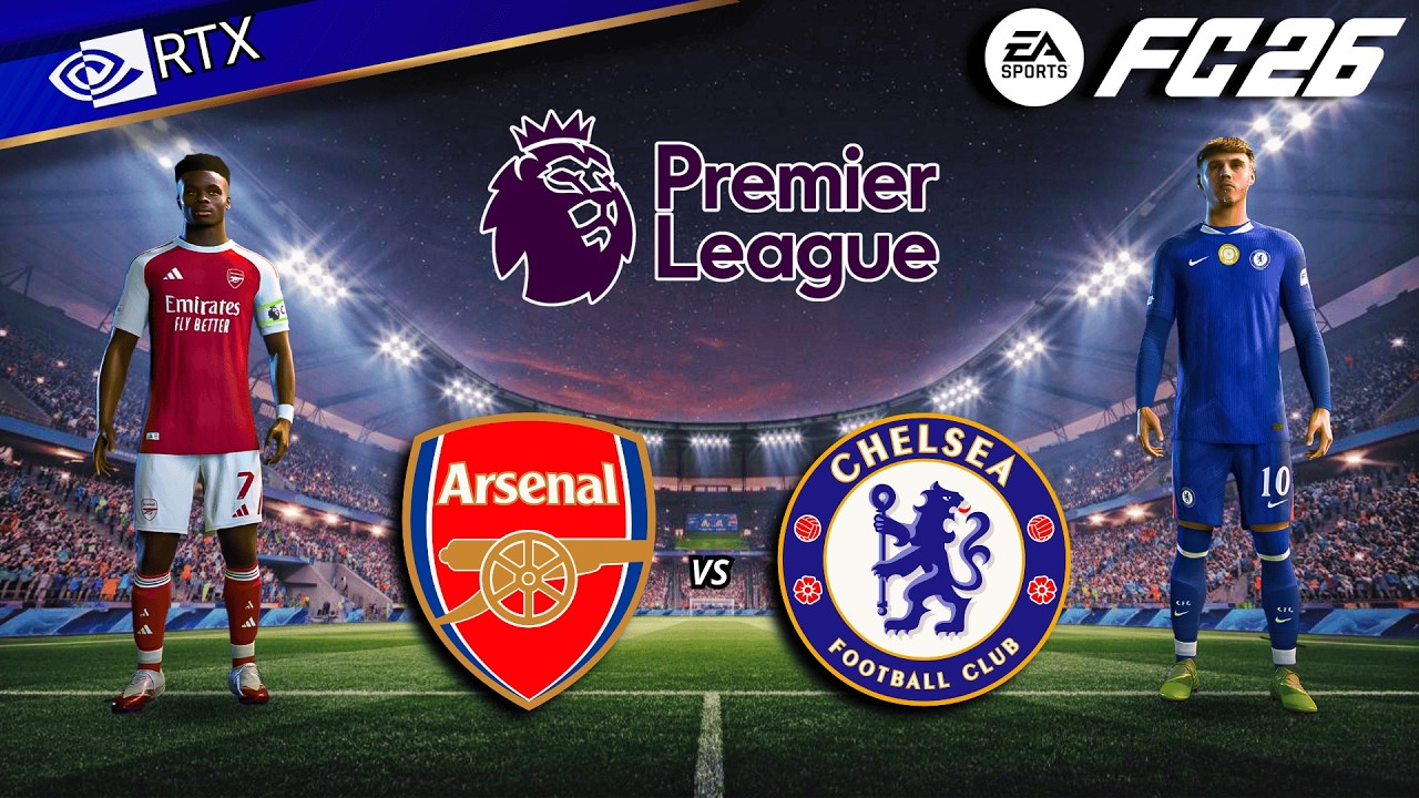 FC 26 - Arsenal vs Chelsea Ft. Gyokeres, Pedro | Premier League 25/26 Full Match | PC™ [4K60]