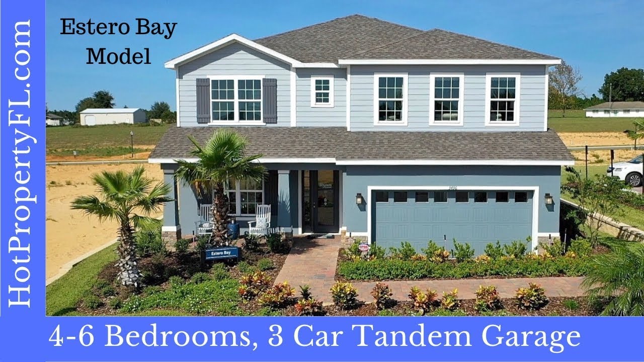 Overlook at Grassy Lake in Minneola, FL New Model Home Tour | $314,990 Base Price* | 2,777 sq ft.