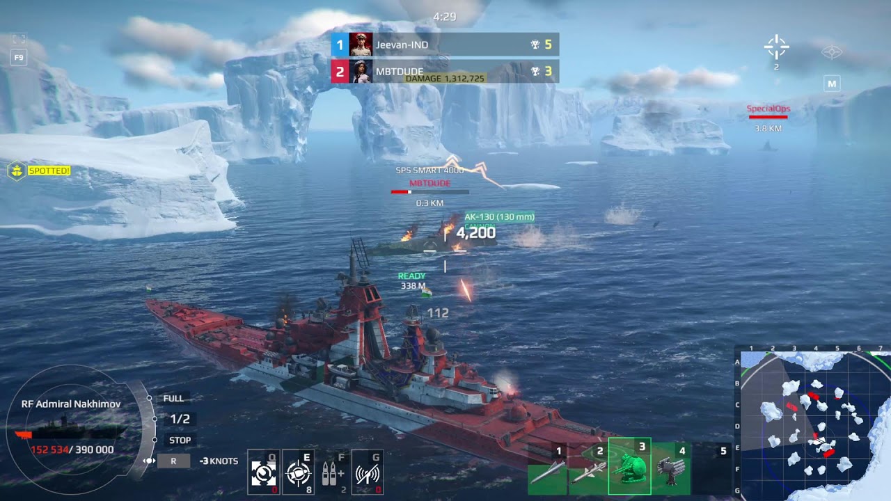 Modern Warships online Live Game 02.03.2026 7.05 PM