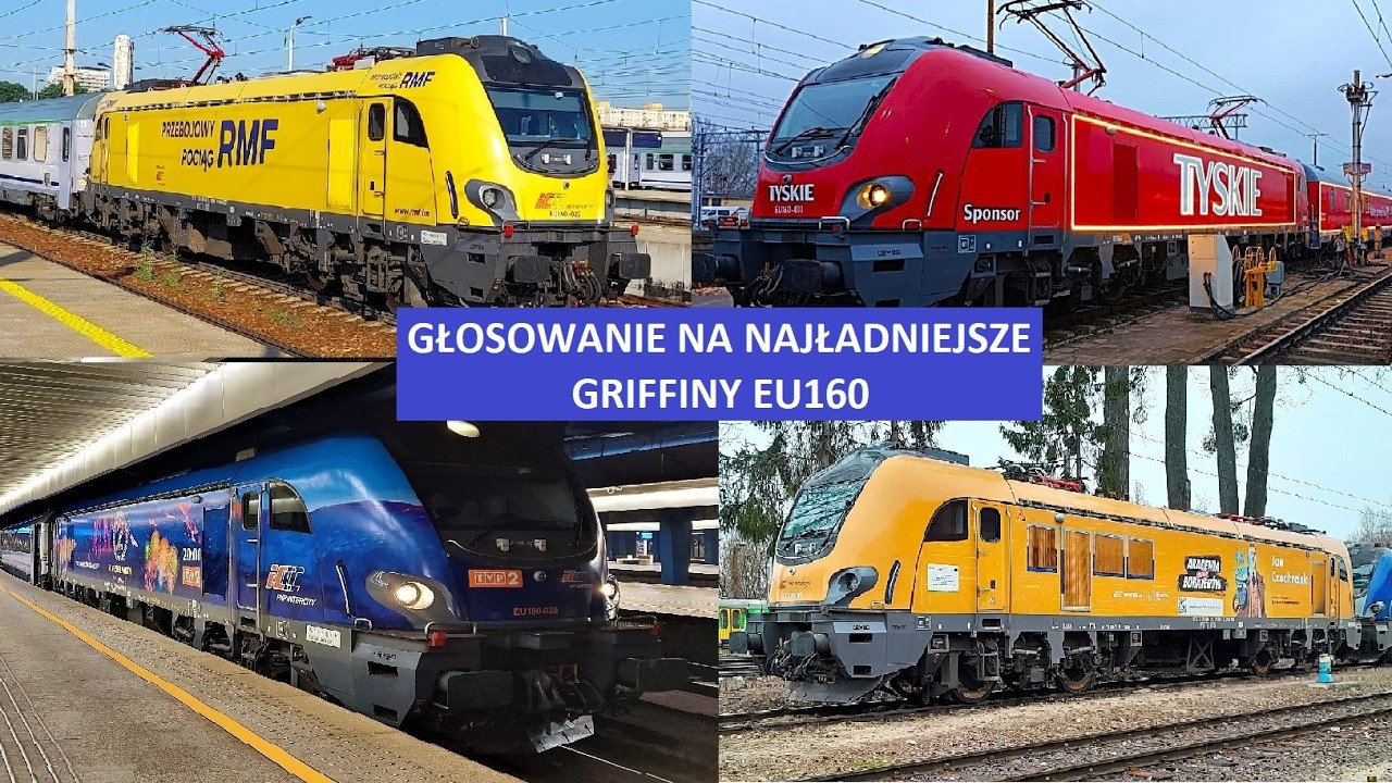 Najładniejsze Lokomotywy Griffin EU160 I Wybieramy TOP 10 I Głosujcie