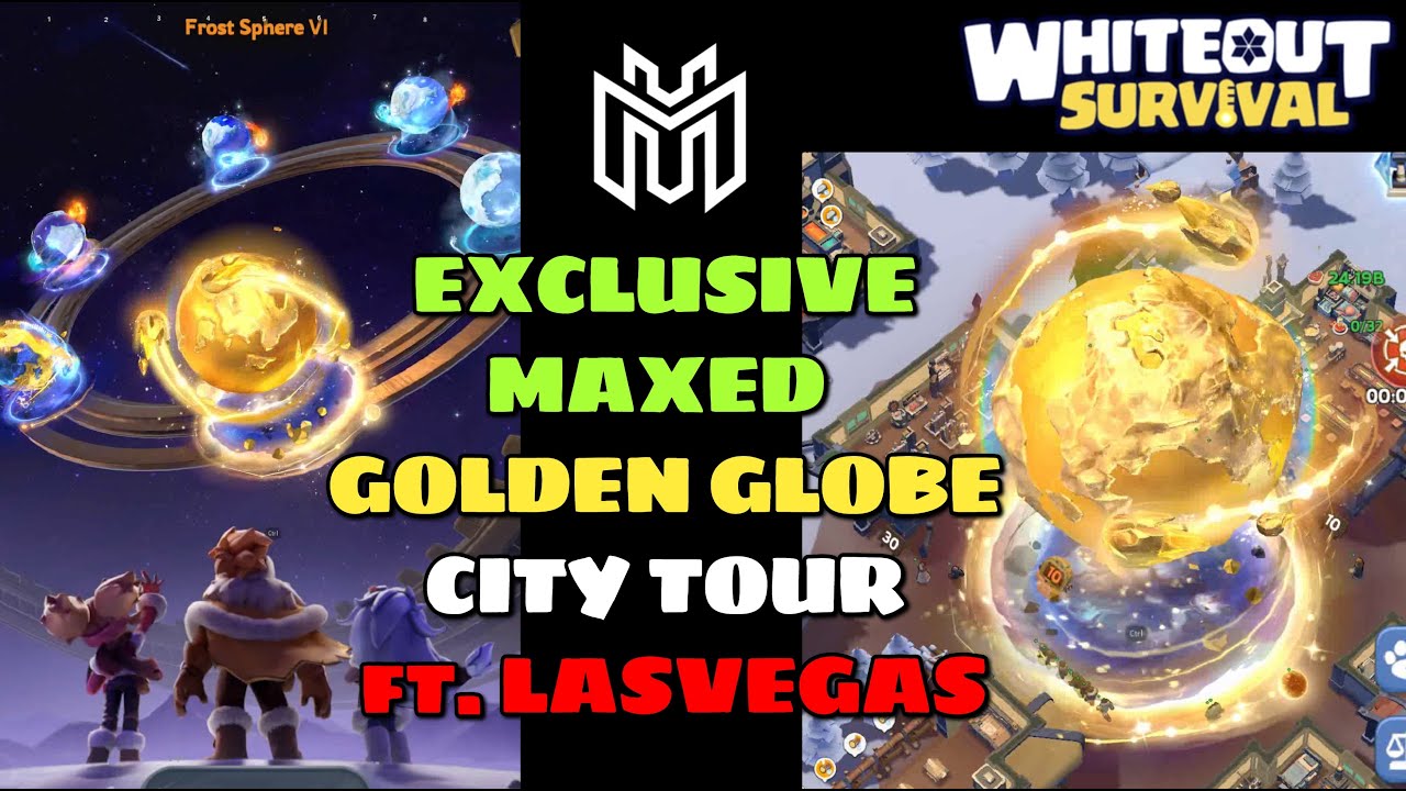 ЭКСКЛЮЗИВНЫЙ ПЕРВЫЙ ТУР ПО ГОРОДУ «ЗОЛОТОГО ГЛОБУСА» (MAXED) с участием LASVEGAS. Frost Sphere VI...