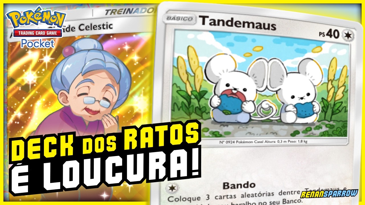 DECK MAUSHOLD & TANDEMAUS DÁ DANO ABSURDO! 🐭 || Pokémon TCG Pocket #443