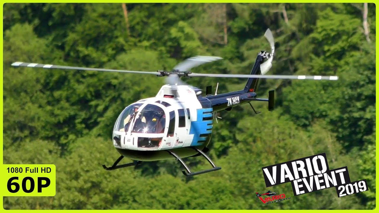 ACROBATIC FLIGHT WITH A XXL VARIO BO-105 - VARIO EVENT 2019