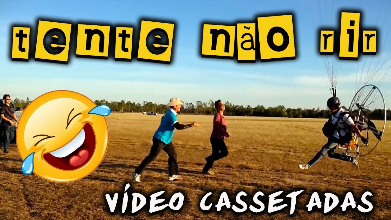 Vídeo Cassetadas no Paramotor: As cenas mais Engraçadas!