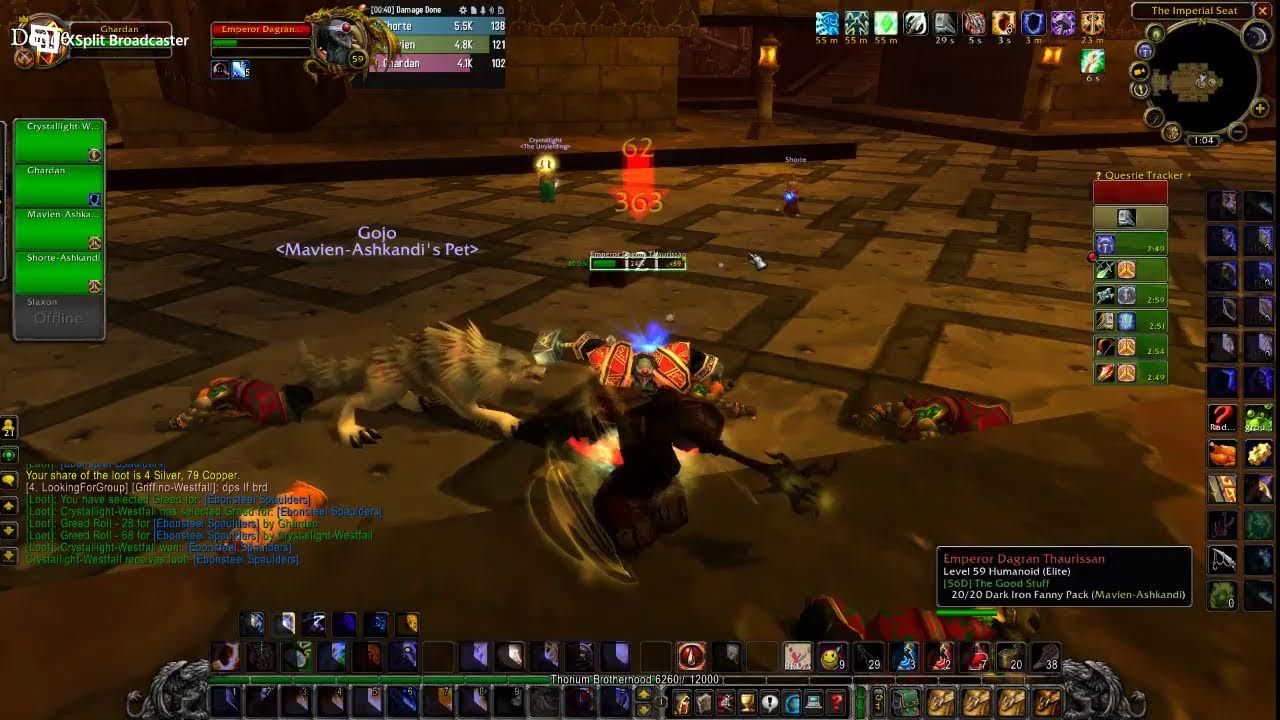 WOW Classic or TBC. BRD FUN RUN or other dungeon. Short Stream