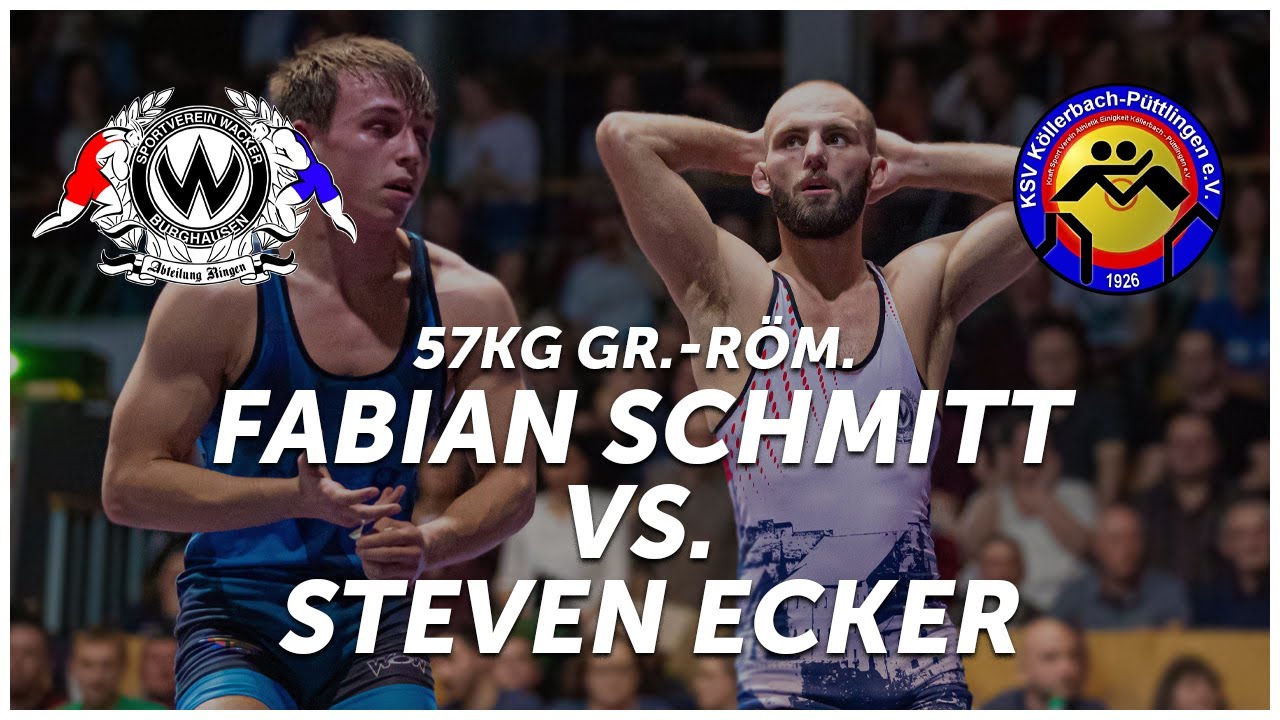 RINGEN - DMM FINALE (Rückkampf)  - 57kg Gr.-röm. - Fabian Schmitt vs. Steven Ecker