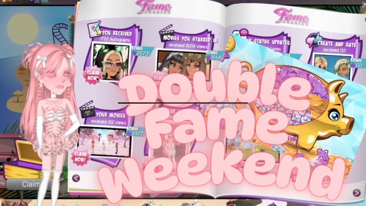 Moviestarplanet 1 double fame weekend