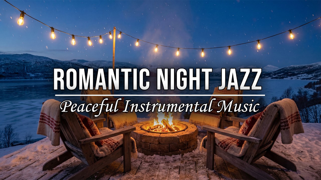 Romantic Night Jazz | Slow Instrumental Music for Love, Calm & Cozy Evenings