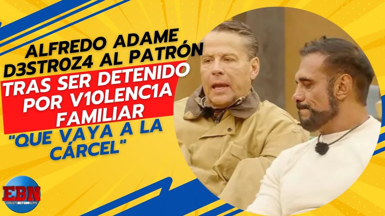 🚨 Alfredo Adame D3STR0Z4 al Patr&oacute;n tras ser detenido por V10LENC1A FAMILIAR 😱 