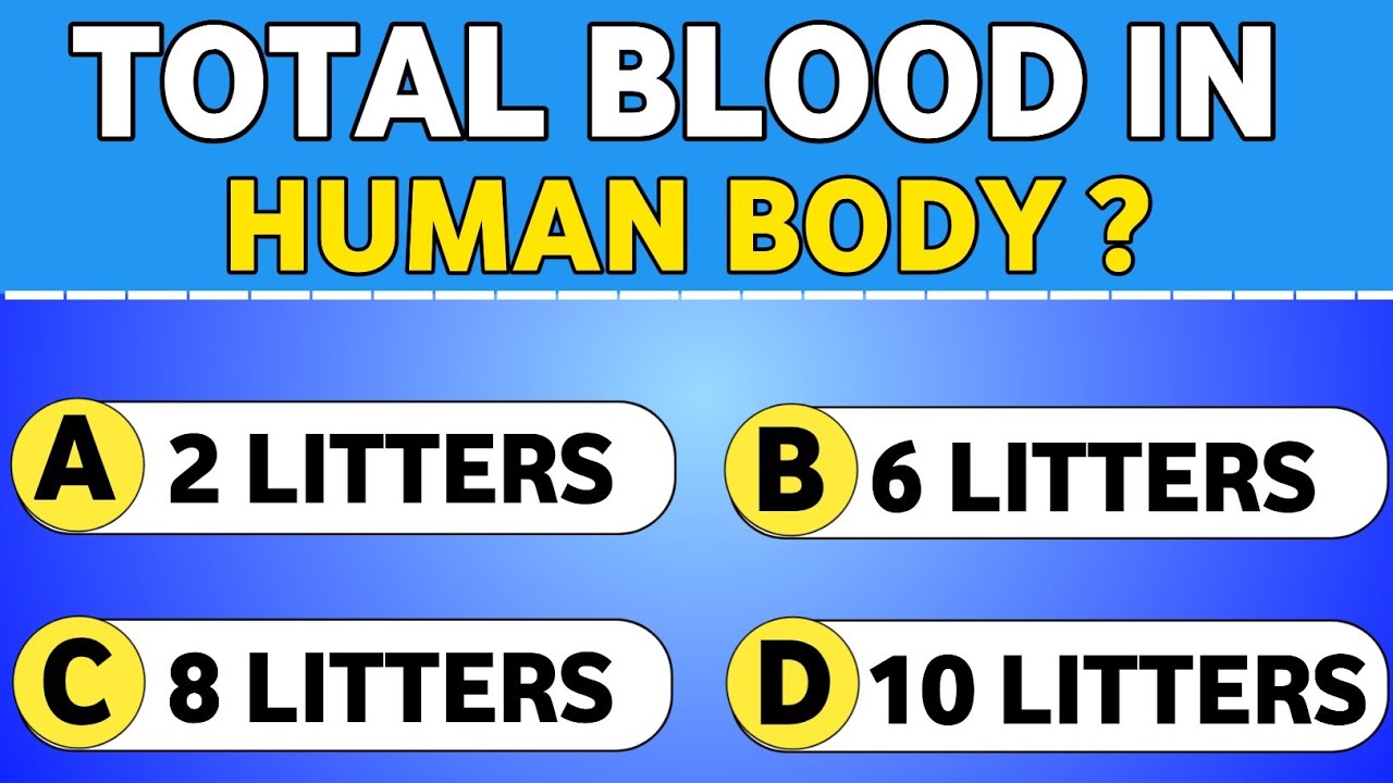 Can You Score 20/50? 🧠 Human Anatomy & Health Quiz Challenge!