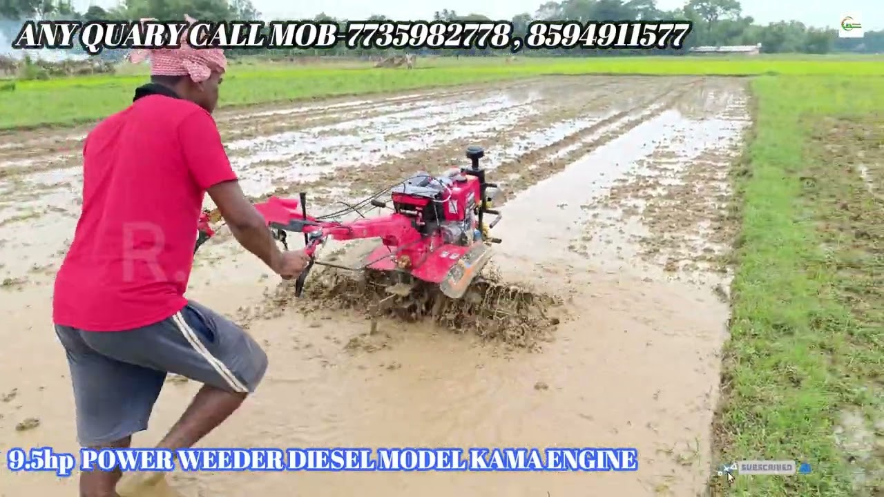 9.5hp POWER WEEDER DIESEL MODEL KAMA ENGINE | ANY INFORMATION CALL/ WHAT'S UP 8594911577  7735982778