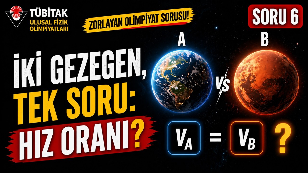 TÜBİTAK Ulusal Fizik Olimpiyatları 2025 | Soru 6 Detaylı Çözüm