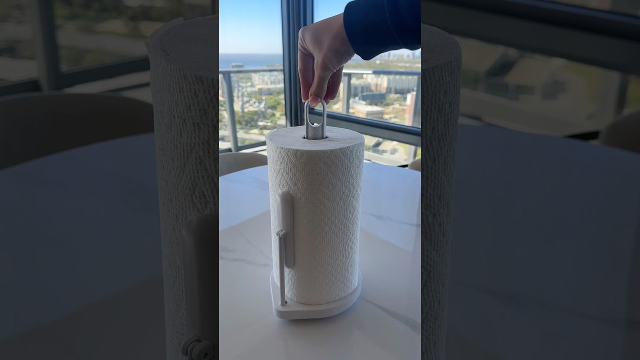 *ASMR* PAPER TOWEL HOLDER UNBOXING! #asmr #restock #unboxing #kitchen #cleaning #homefinds