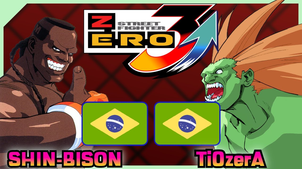 Street Fighter Zero 3 Upper || SHIN-BISON 🇧🇷 VS 🇧🇷 Ti0zerA || FLYCAST FIGHTCADE 2