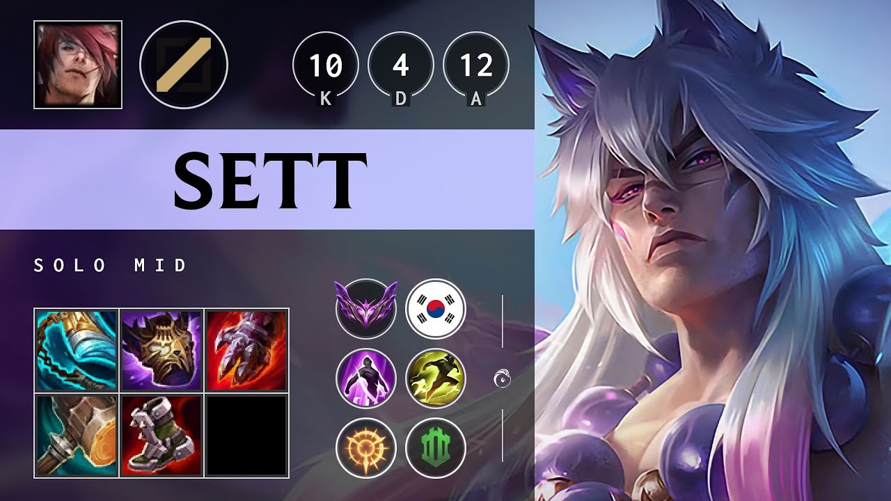 Sett Mid vs Ahri - KR Master Patch 25.20