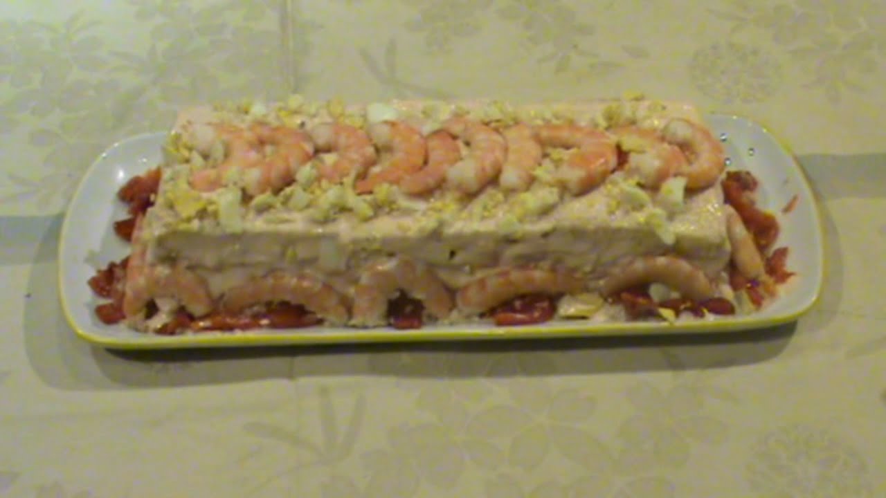 Pastel de langostinos/Shrimp  pie