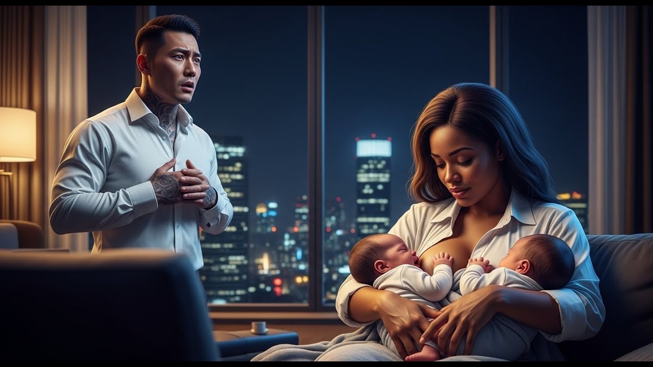 THE KOREAN MAFIA BOSS'S TWINS Cried Nonstop Until HIS JAMAICAN MAID Breastfed THEM