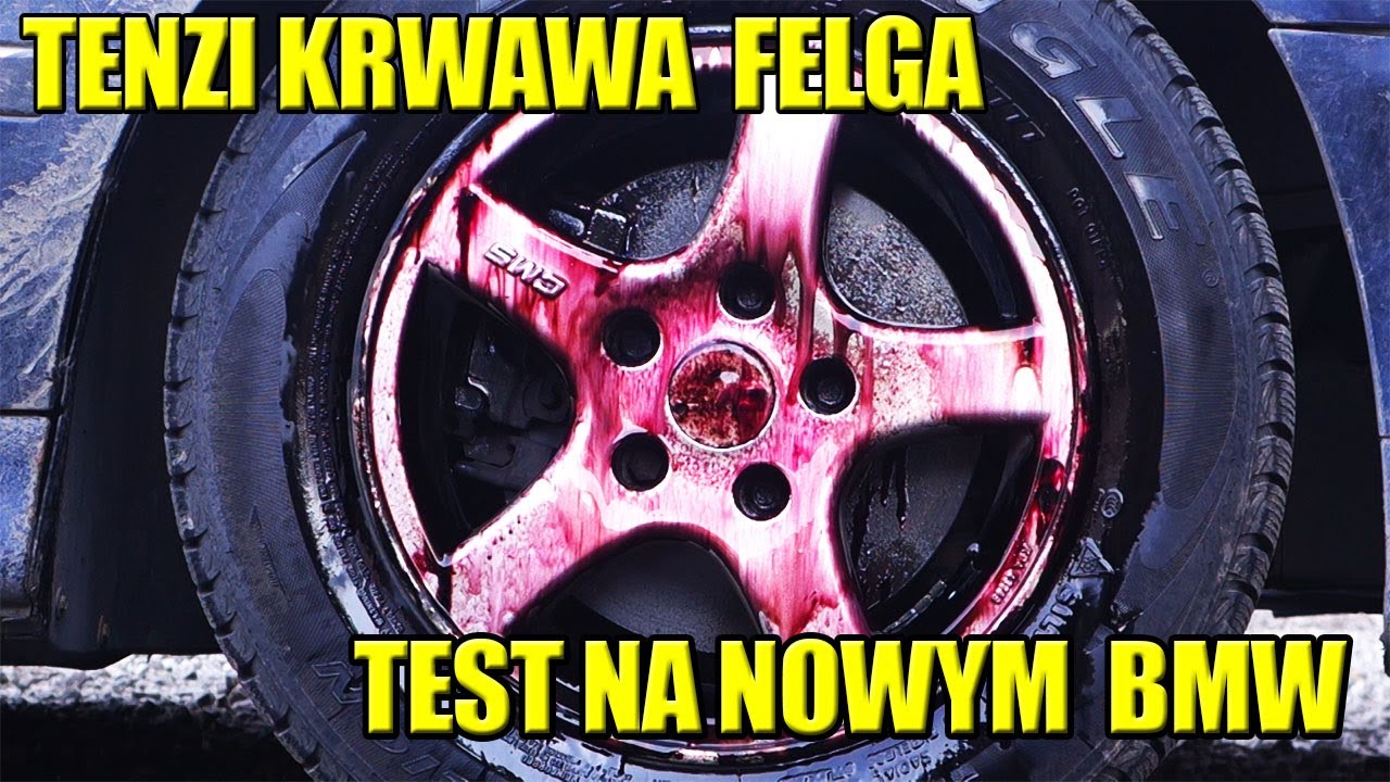 TENZI KRWAWA FELGA TEST NA NOWYM BMW Z SALONU