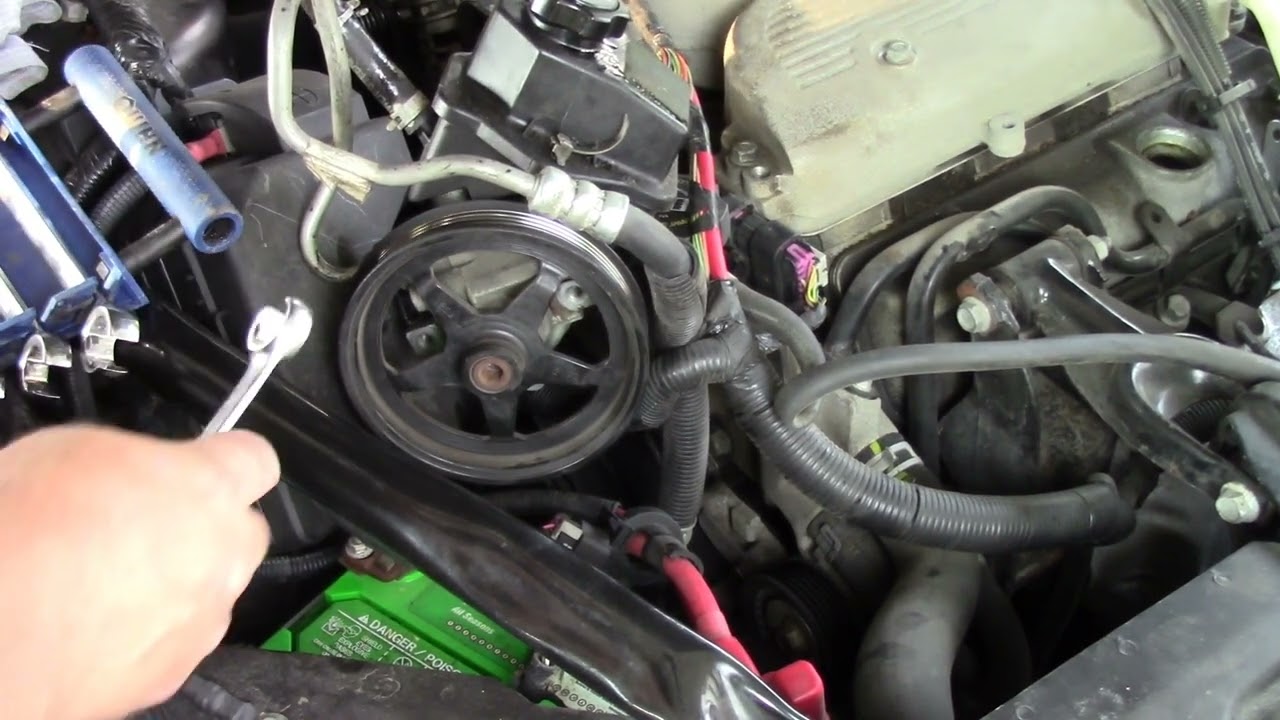Замена насоса гидроусилителя руля на Chevrolet Impala 2008 года