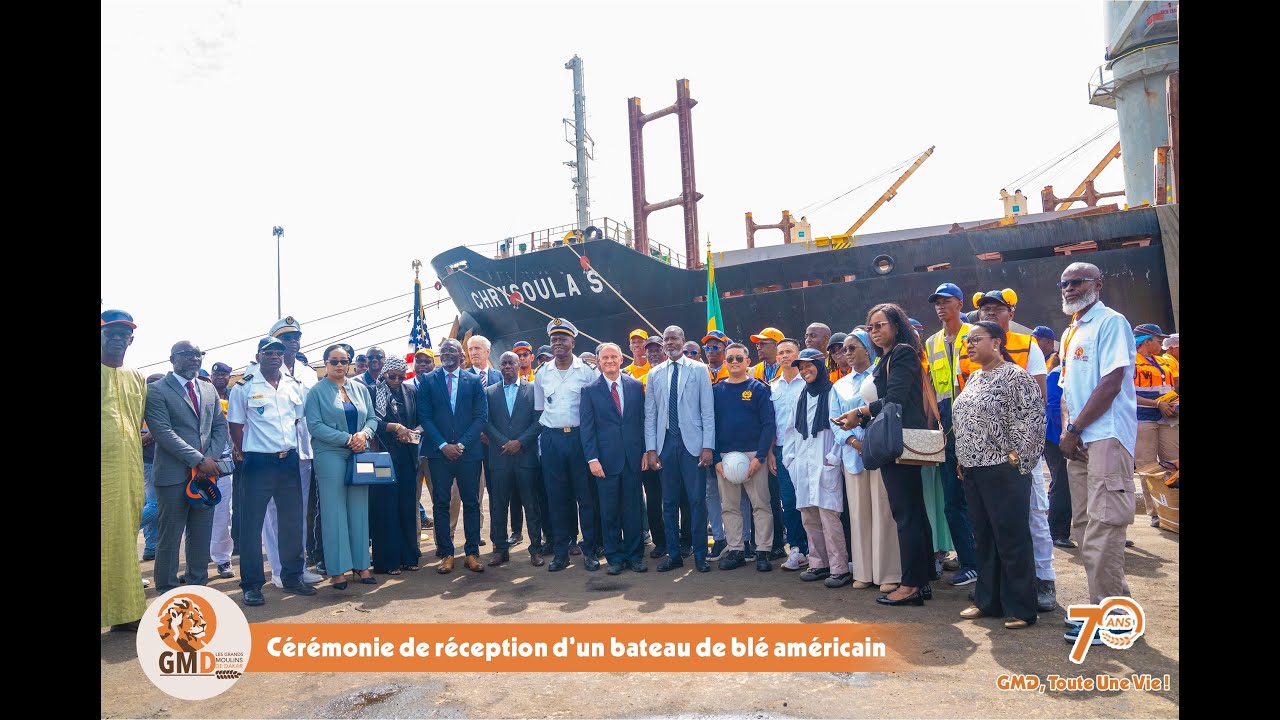 Les Grands Moulins de Dakar accueillent la première cargaison de blé américain depuis plus de 10 ans