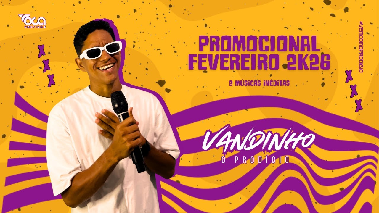 VANDINHO O PRODÍGIO - CD PROMOCIONAL FEVEREIRO 2K26