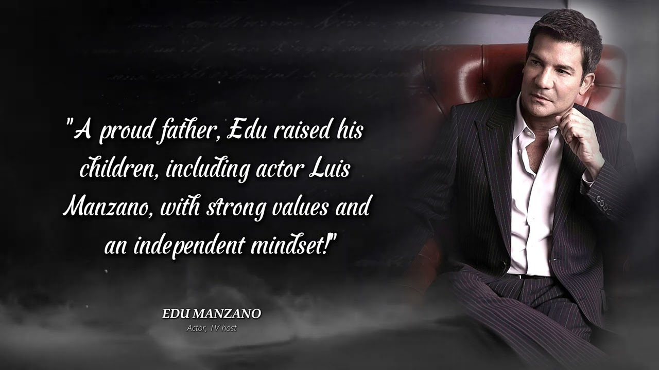 Edu Manzano The Charismatic Actor, Host, and Public Servant