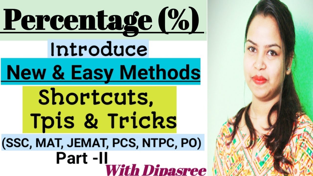 Percentage Solution With New & Easy Methods part -II In Bengali || বাংলা ভিডিও