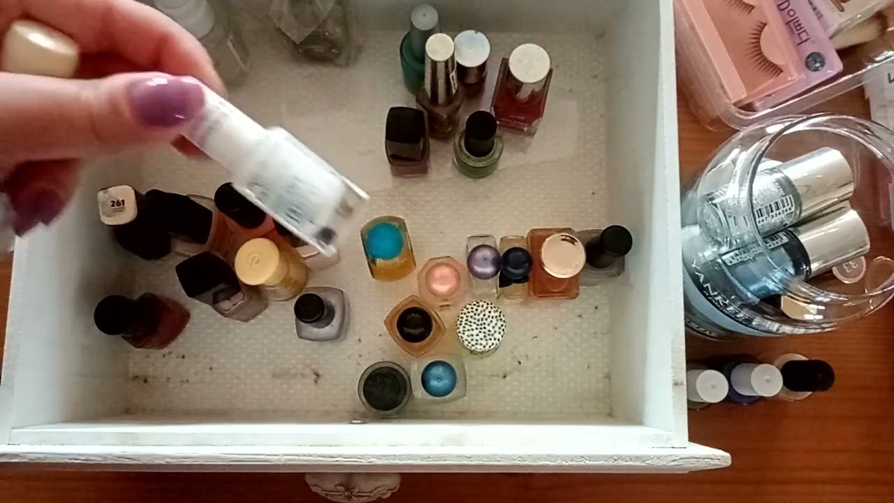 💅DECLUTTER CASSETTO SMALTI!!!💅